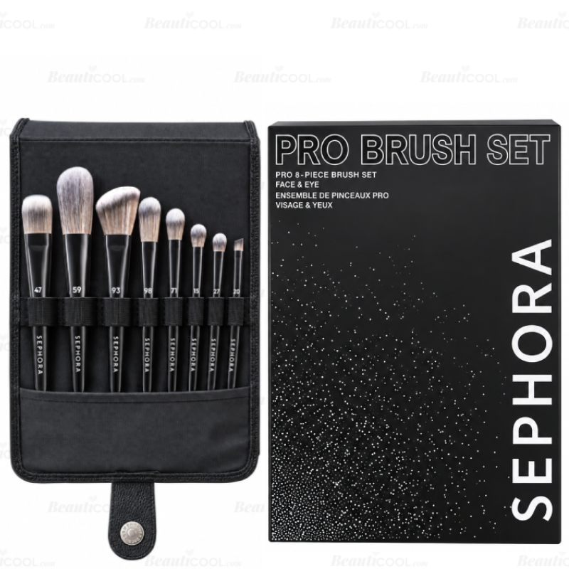 Sephora Collection 8-Piece PRO Brush Face & Eye Set